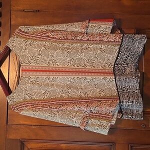 DR2 Tribal/Boho Tunic Top Size XL